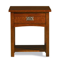 Mission Oak 1 Drawer Nightstand