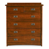 Mission Oak 6 Drawer Chest
