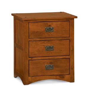 Arts and Crafts 3 Drawer Nightstand