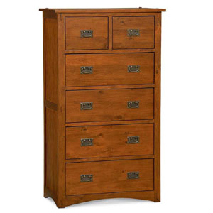 Arts and Crafts 6 Drawer Chest
