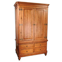 Chateau Oak TV Armoire