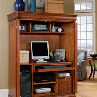 French Classics Computer Armoire
