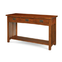 Mission Oak Sofa Table
