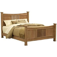 Prairie Craftsman Cal King Panel Bed