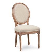 Providence French Side Chair with Round Back
