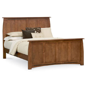 Sequoia Maple Cal King Panel Bed