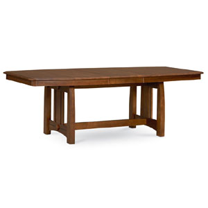 Sequoia Maple Rectangle Dining Table with One 18w Leaf