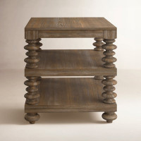 Cadwall Solid Wood End Table with Storage by Birch Lane