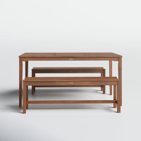 Fleur Rectangular 6 - Person 64" Long Dining Set by Birch Lane
