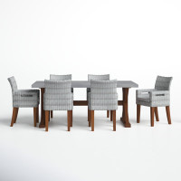 Fleur Rectangular 6 - Person 74