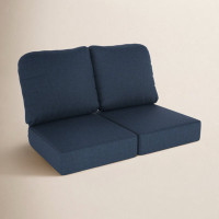 Amala Indoor/Outdoor Sunbrella® Loveseat Cushion by Birch Lane