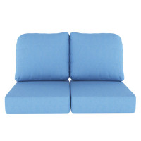 Amala Indoor/Outdoor Sunbrella® Loveseat Cushion by Birch Lane