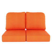 Amala Indoor/Outdoor Sunbrella® Loveseat Cushion by Birch Lane