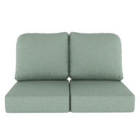 Amala Indoor/Outdoor Sunbrella® Loveseat Cushion by Birch Lane