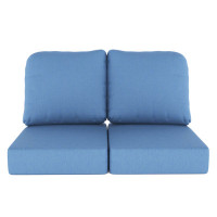 Amala Indoor/Outdoor Sunbrella® Loveseat Cushion by Birch Lane