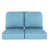 Amala Indoor/Outdoor Sunbrella® Loveseat Cushion by Birch Lane