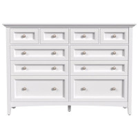 Melusina 10 Drawer 60" W Solid Wood Double Dresser by Birch Lane