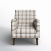 Arching 29.5" Polyester Wide Armchair by Sand and Stable