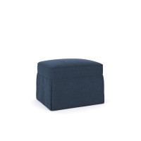 Amari 33" Rectangle Slipcovered Ottoman by Wayfair Custom Upholstery