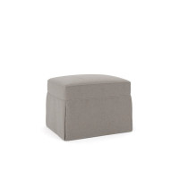 Amari 33" Rectangle Slipcovered Ottoman by Wayfair Custom Upholstery