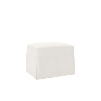 Amari 33" Rectangle Slipcovered Ottoman by Wayfair Custom Upholstery