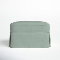Amari 33" Rectangle Slipcovered Ottoman by Wayfair Custom Upholstery