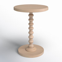 Fiama Pedestal End Table by Birch Lane