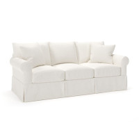 Amari 90" Round Arm Standard Sofa with Reversible Cushions by Wayfair Custom Upholstery