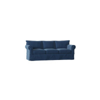 Amari 90" Round Arm Standard Sofa with Reversible Cushions by Wayfair Custom Upholstery