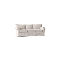 Amari 90" Round Arm Standard Sofa with Reversible Cushions by Wayfair Custom Upholstery