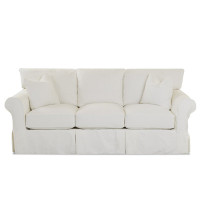 Amari 90" Round Arm Standard Sofa with Reversible Cushions by Wayfair Custom Upholstery