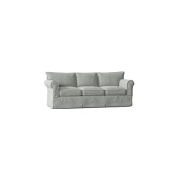 Amari 90" Round Arm Standard Sofa with Reversible Cushions by Wayfair Custom Upholstery