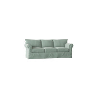 Amari 90" Round Arm Standard Sofa with Reversible Cushions by Wayfair Custom Upholstery