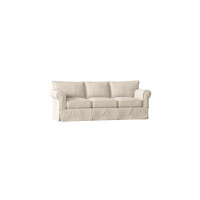 Amari 90" Round Arm Standard Sofa with Reversible Cushions by Wayfair Custom Upholstery