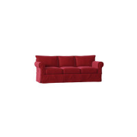 Amari 90" Round Arm Standard Sofa with Reversible Cushions by Wayfair Custom Upholstery