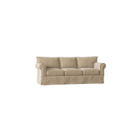 Amari 90" Round Arm Standard Sofa with Reversible Cushions by Wayfair Custom Upholstery