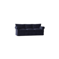 Amari 90" Round Arm Standard Sofa with Reversible Cushions by Wayfair Custom Upholstery
