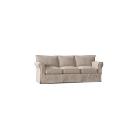 Amari 90" Round Arm Standard Sofa with Reversible Cushions by Wayfair Custom Upholstery