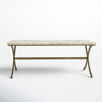 Midhill Cross Legs Coffee Table by Birch Lane