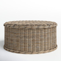 Meaghan Rattan Solid Coffee Table by Birch Lane