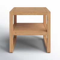 Modica Solid Wood End Table with Storage by Joss and Main