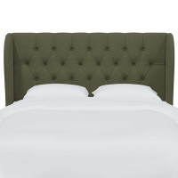 Tomey Upholstered Wingback Headboard by Birch Lane
