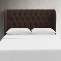 Tomey Upholstered Wingback Headboard by Birch Lane