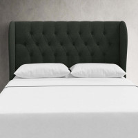 Tomey Upholstered Wingback Headboard by Birch Lane