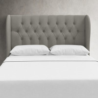 Tomey Upholstered Wingback Headboard by Birch Lane