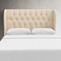 Tomey Upholstered Wingback Headboard by Birch Lane