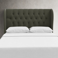 Tomey Upholstered Wingback Headboard by Birch Lane