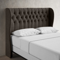 Tomey Upholstered Wingback Headboard by Birch Lane