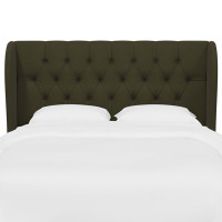 Tomey Upholstered Wingback Headboard by Birch Lane
