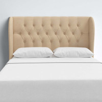 Tomey Upholstered Wingback Headboard by Birch Lane